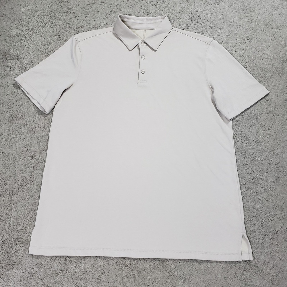 Jack Archer Polo Shirt Mens XL Tan Solid Non Iron Casual Athleisure Minimalist